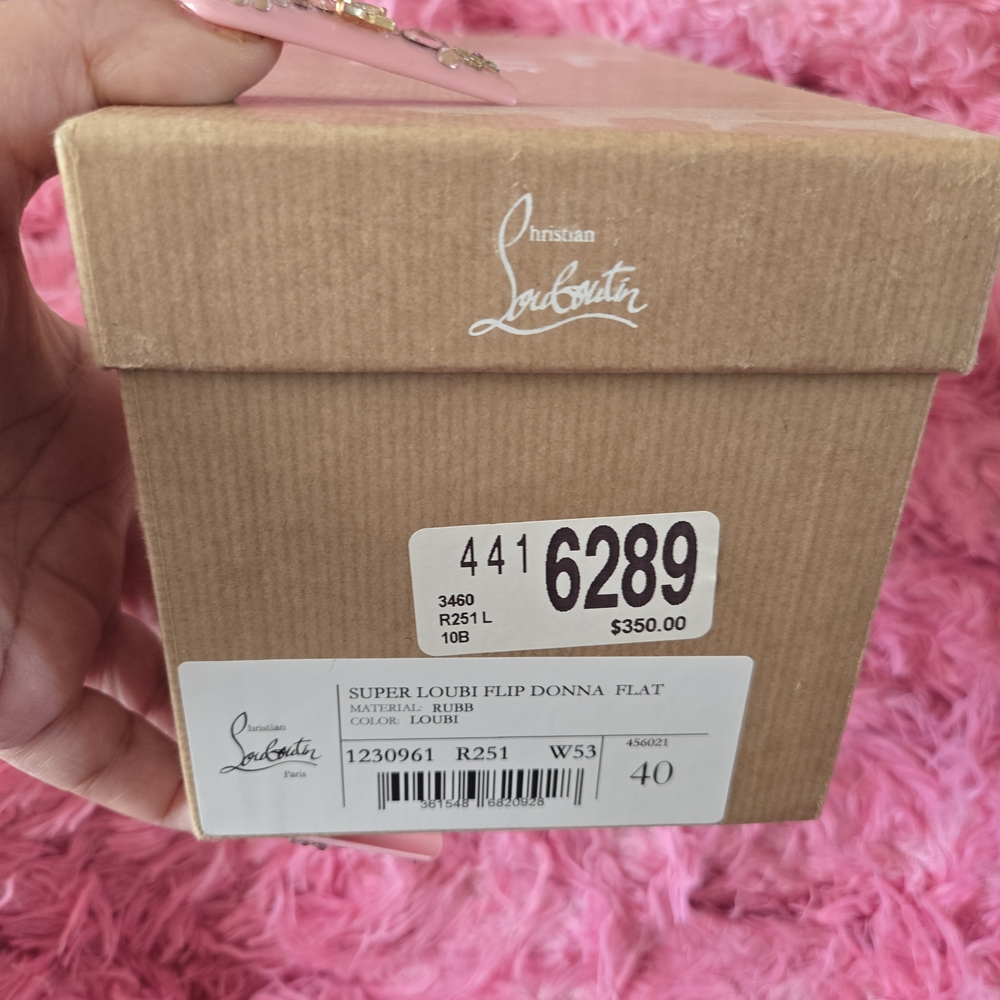 Christian Louboutin Super Loubi Flip Donna Flat